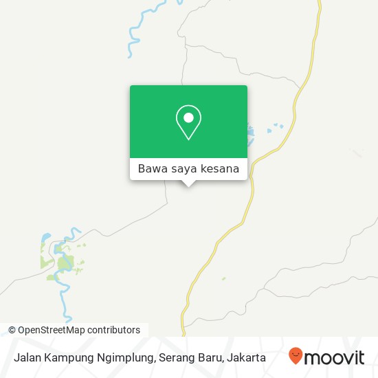 Peta Jalan Kampung Ngimplung, Serang Baru