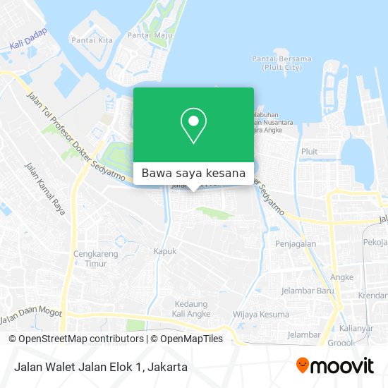 Peta Jalan Walet Jalan Elok 1