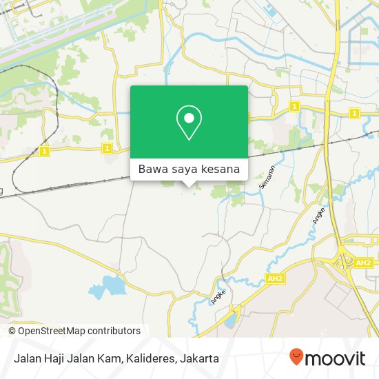 Peta Jalan Haji Jalan Kam, Kalideres