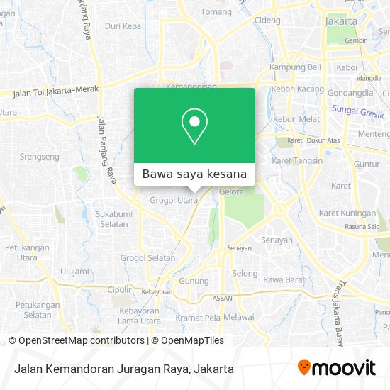 Peta Jalan Kemandoran Juragan Raya