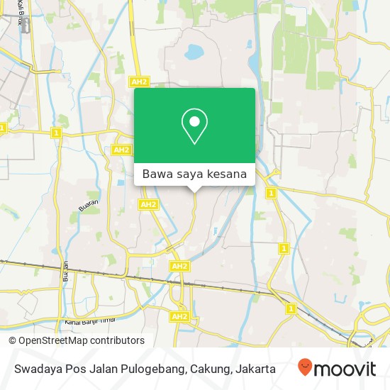 Peta Swadaya Pos Jalan Pulogebang, Cakung