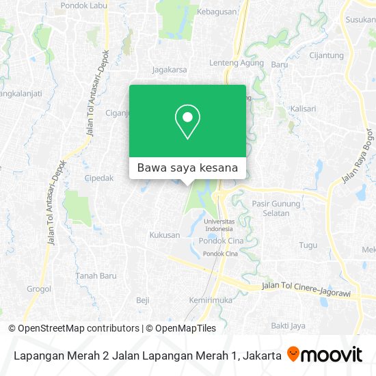 Peta Lapangan Merah 2 Jalan Lapangan Merah 1