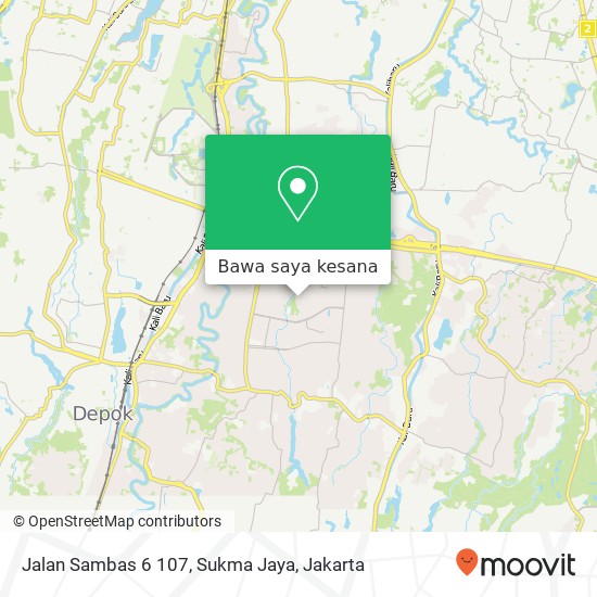 Peta Jalan Sambas 6 107, Sukma Jaya