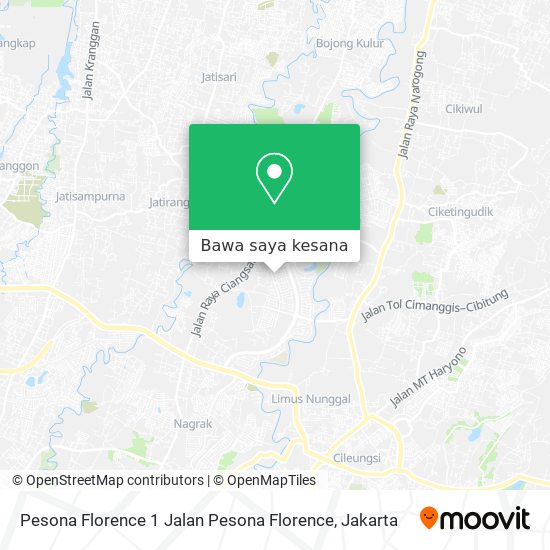 Peta Pesona Florence 1 Jalan Pesona Florence