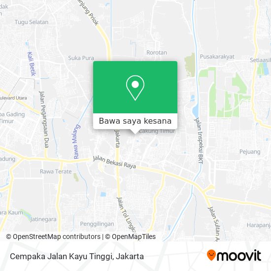 Peta Cempaka Jalan Kayu Tinggi