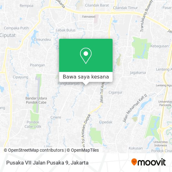 Peta Pusaka VII Jalan Pusaka 9