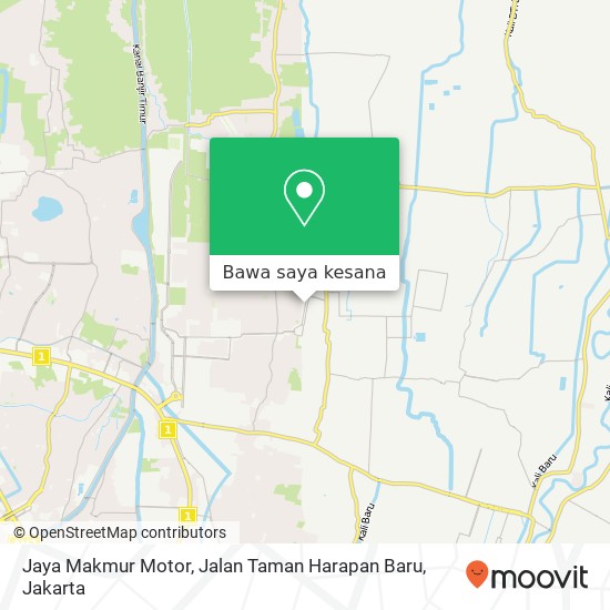 Peta Jaya Makmur Motor, Jalan Taman Harapan Baru