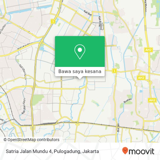 Peta Satria Jalan Mundu 4, Pulogadung