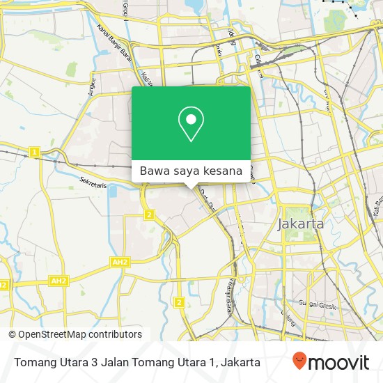 Peta Tomang Utara 3 Jalan Tomang Utara 1