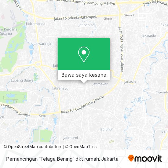 Peta Pemancingan "Telaga Bening" dkt rumah