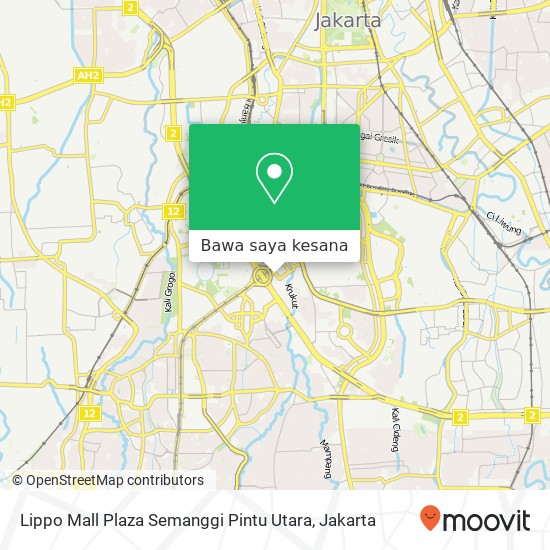 Peta Lippo Mall Plaza Semanggi Pintu Utara