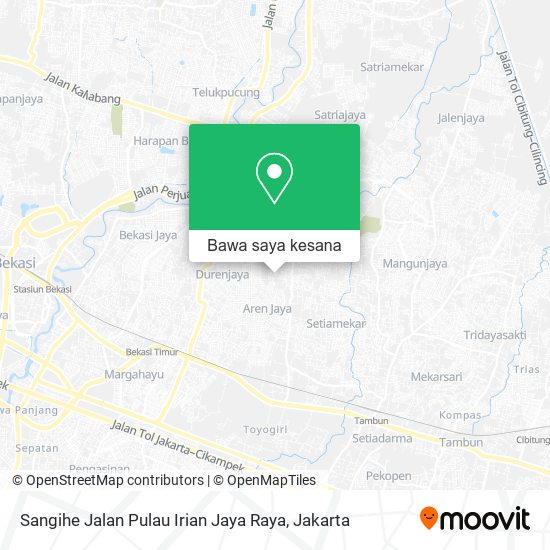 Peta Sangihe Jalan Pulau Irian Jaya Raya