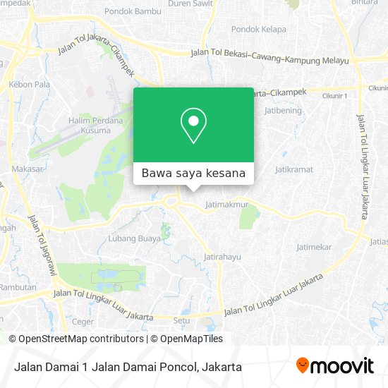 Peta Jalan Damai 1 Jalan Damai Poncol