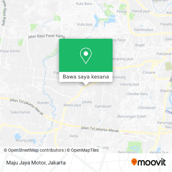 Peta Maju Jaya Motor