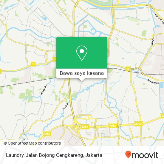 Peta Laundry, Jalan Bojong Cengkareng
