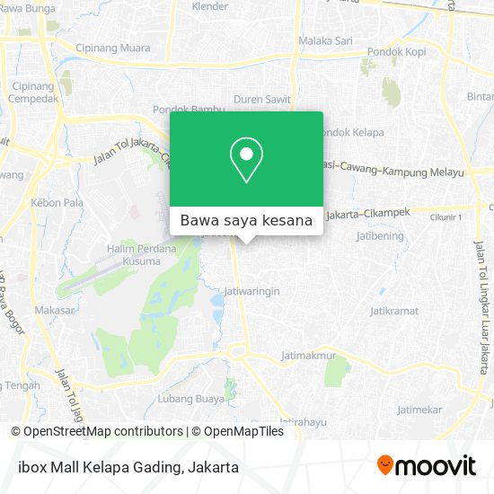 Peta ibox Mall Kelapa Gading