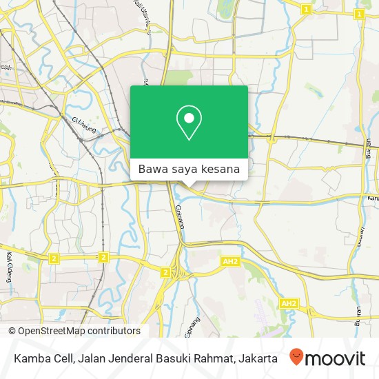 Peta Kamba Cell, Jalan Jenderal Basuki Rahmat