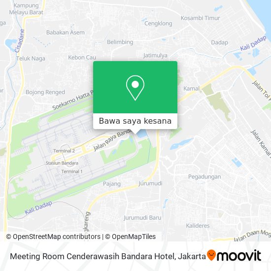 Peta Meeting Room Cenderawasih Bandara Hotel