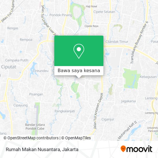 Peta Rumah Makan Nusantara