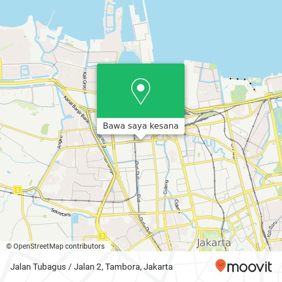 Peta Jalan Tubagus / Jalan 2, Tambora