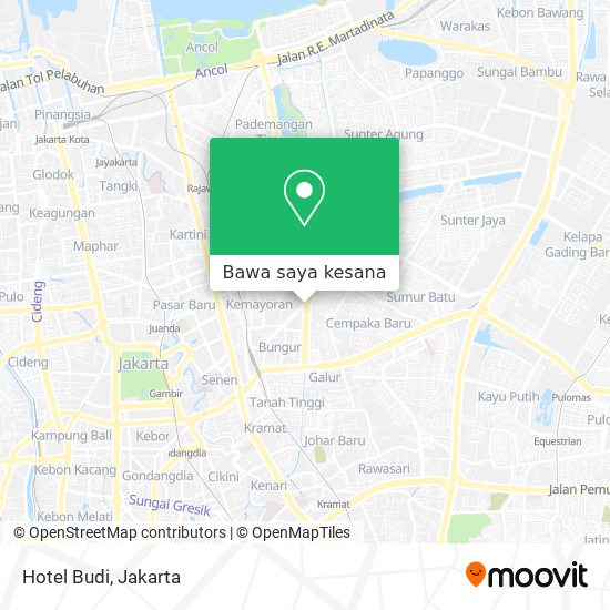 Peta Hotel Budi