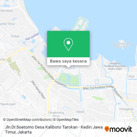 Peta Jln.Dr.Soetomo Desa Kaliboto Tarokan - Kediri Jawa Timur