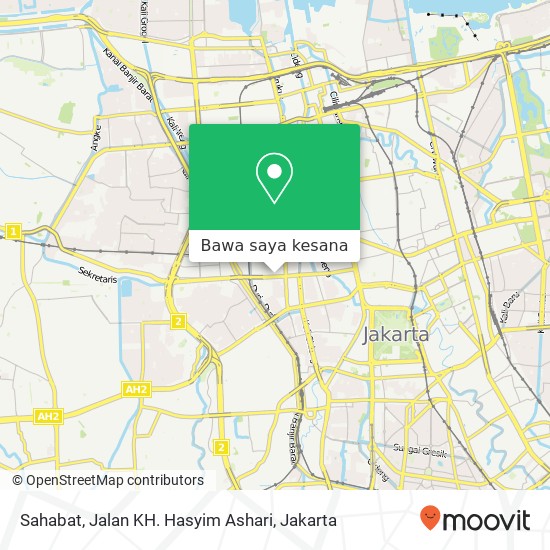 Peta Sahabat, Jalan KH. Hasyim Ashari