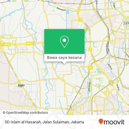 Peta SD Islam al Hasanah, Jalan Sulaiman