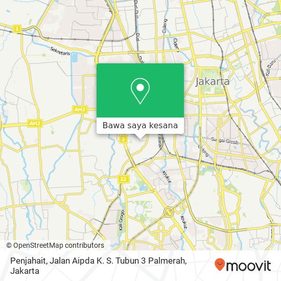 Peta Penjahait, Jalan Aipda K. S. Tubun 3 Palmerah