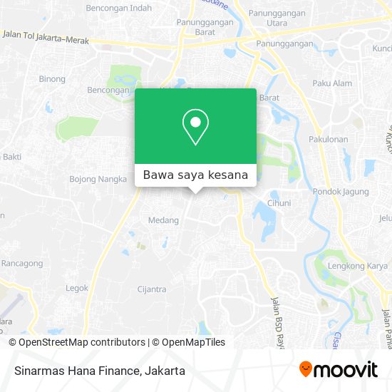 Peta Sinarmas Hana Finance
