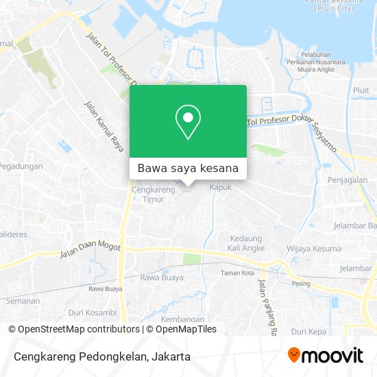 Peta Cengkareng Pedongkelan