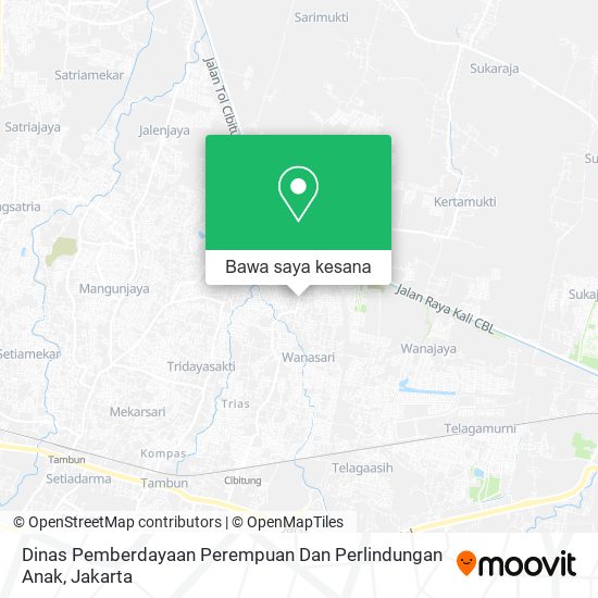 Peta Dinas Pemberdayaan Perempuan Dan Perlindungan Anak