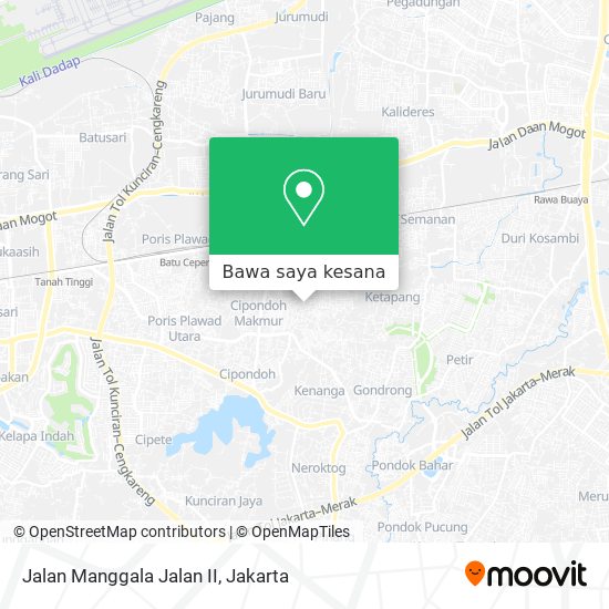 Peta Jalan Manggala Jalan II