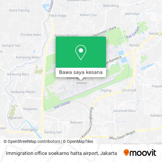 Peta Immigration office soekarno hatta airport