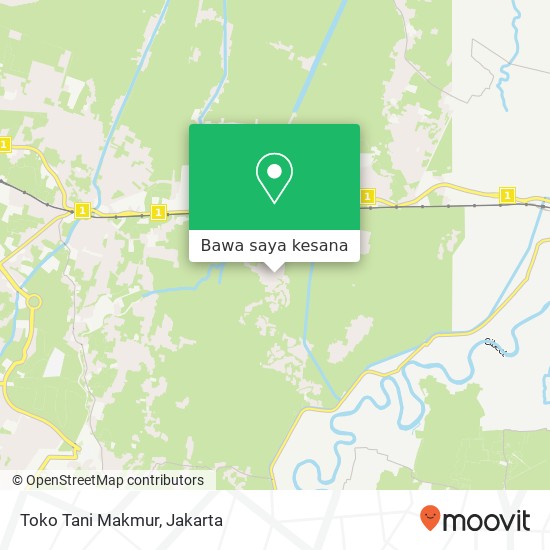 Peta Toko Tani Makmur, Jalan Rawa Gebang Cikarang Timur