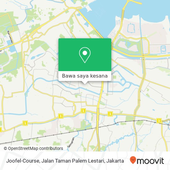 Peta Joofel-Course, Jalan Taman Palem Lestari
