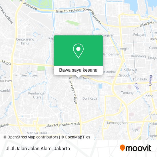 Peta Jl Jl Jalan Jalan Alam