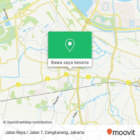 Peta Jalan Raya / Jalan 7, Cengkareng