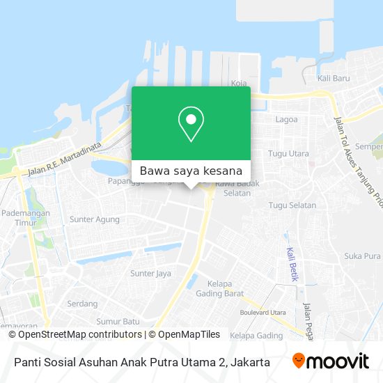 Peta Panti Sosial Asuhan Anak Putra Utama 2