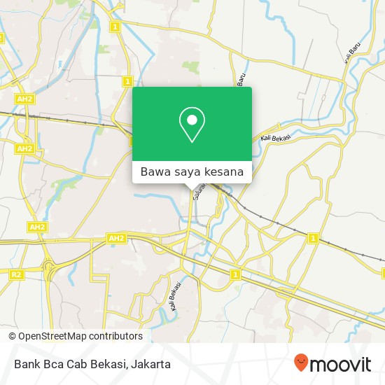 Peta Bank Bca Cab Bekasi
