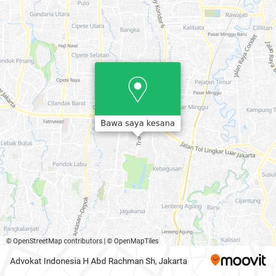 Peta Advokat Indonesia H Abd Rachman Sh