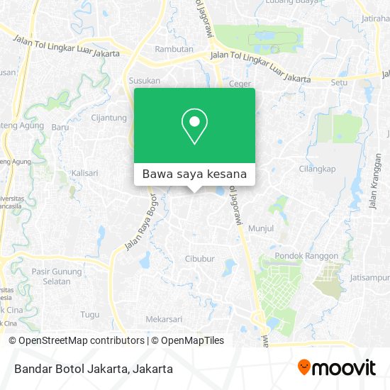 Peta Bandar Botol Jakarta