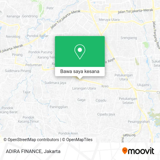 Peta ADIRA FINANCE