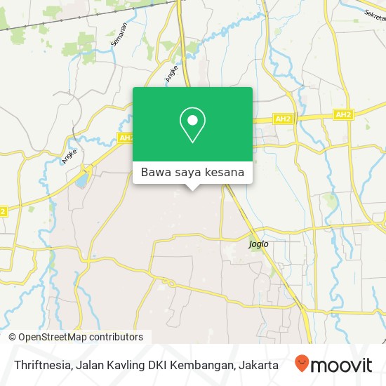 Peta Thriftnesia, Jalan Kavling DKI Kembangan