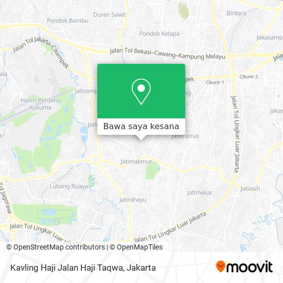 Peta Kavling Haji Jalan Haji Taqwa