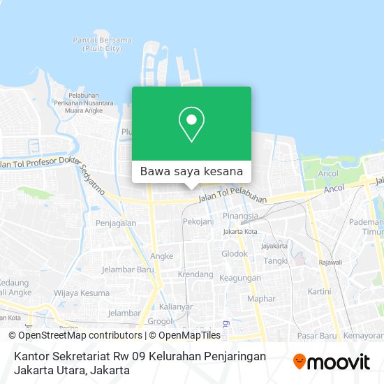 Peta Kantor Sekretariat Rw 09 Kelurahan Penjaringan Jakarta Utara