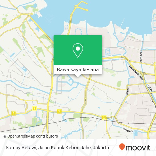 Peta Somay Betawi, Jalan Kapuk Kebon Jahe