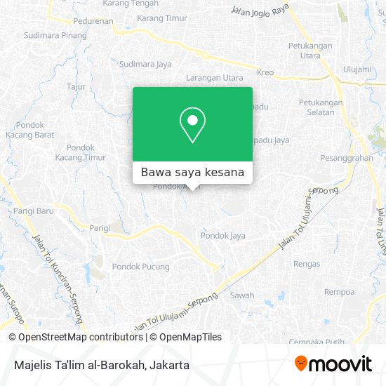 Peta Majelis Ta'lim al-Barokah
