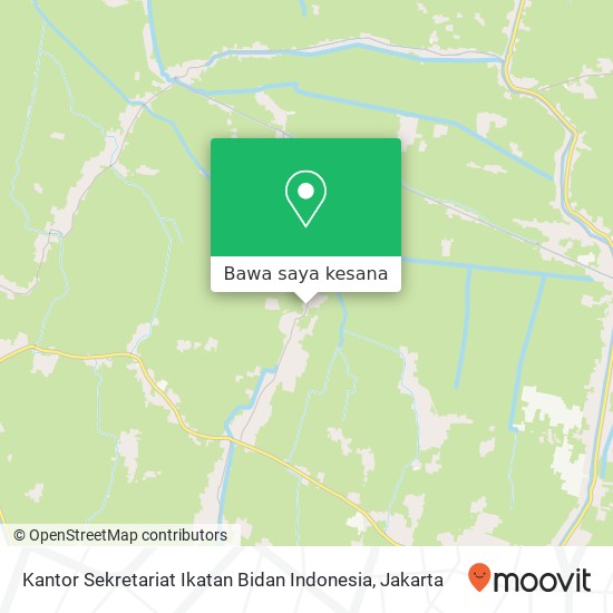 Peta Kantor Sekretariat Ikatan Bidan Indonesia