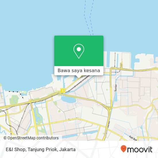Peta E&I Shop, Tanjung Priok